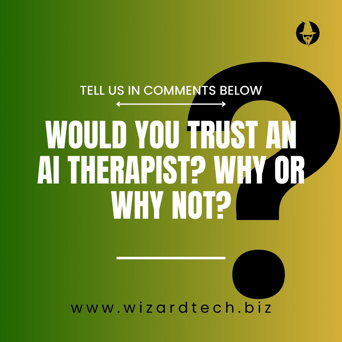 wizardtech_'s tweet image. Would you trust an AI therapist? 🤖💭 Why or why not?
Would love to hear your thoughts—let’s chat! 💬✨
#MentalHealth #AITherapy #TechAndWellness