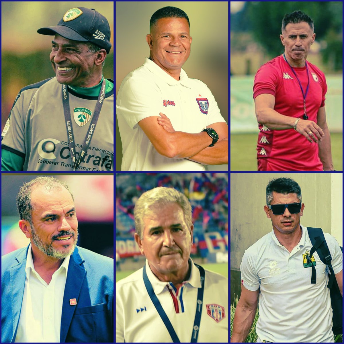 En lo que va de la Liga🇨🇴. 6 Directores Técnico han  Dejado el Cargo. 
A.Garcia: Equidad ❌
J.C.Alvarez: B.Chico❌
Peirano: Santafe❌
De la Pava: Llaneros❌
Pinto: U.Magdalena❌
Florentin: Bucaramanga❌
Solo van 9  fechas.⚽🇨🇴⚽
Quien será el próximo ❓