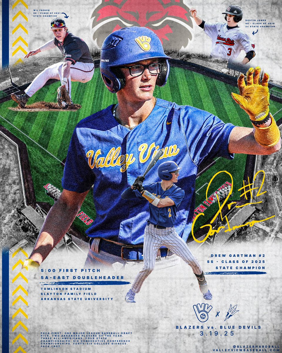 Conference play has arrived. The Pack hosts West Memphis in a 5A-East doubleheader this evening at Tomlinson Stadium-Slayton Family Field on the campus of Arkansas State University. First pitch for 5:00 tonight! #packfirst🐺