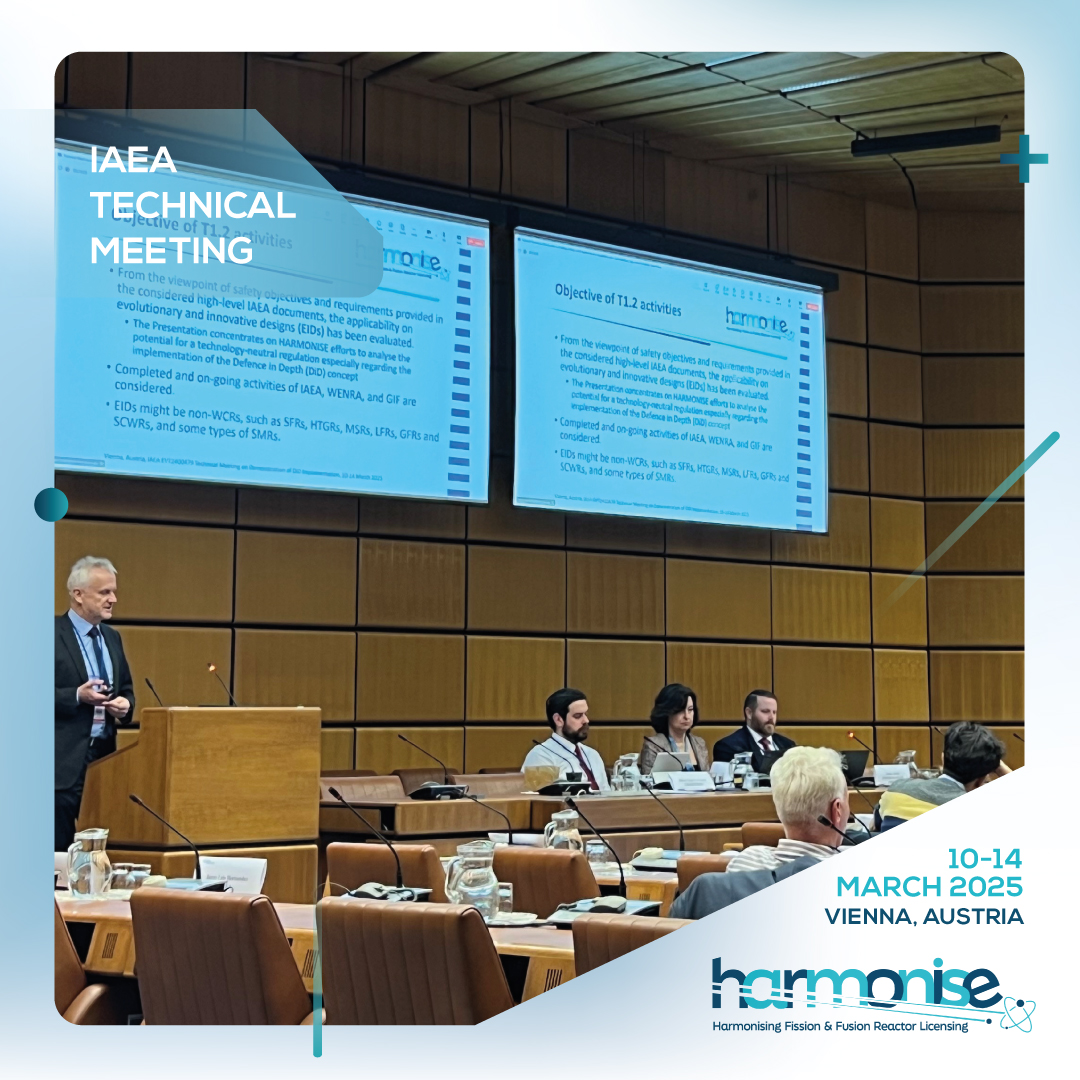 harmonise project (@harmoniseeu) on Twitter photo 📣<a href="/HarmoniseEU/">harmonise project</a> at the “Technical Meeting on Demonstration of Defence in Depth Implementation Using Probabilistic and Deterministic Approaches for Nuclear Power Plants” in Vienna, 🇦🇹
📅10–14 March 2025
👉harmonise-project.eu/news-events/
#Euratom 📣<a href="/HarmoniseEU/">harmonise project</a> at the “Technical Meeting on Demonstration of Defence in Depth Implementation Using Probabilistic and Deterministic Approaches for Nuclear Power Plants” in Vienna, 🇦🇹
📅10–14 March 2025
👉harmonise-project.eu/news-events/
#Euratom