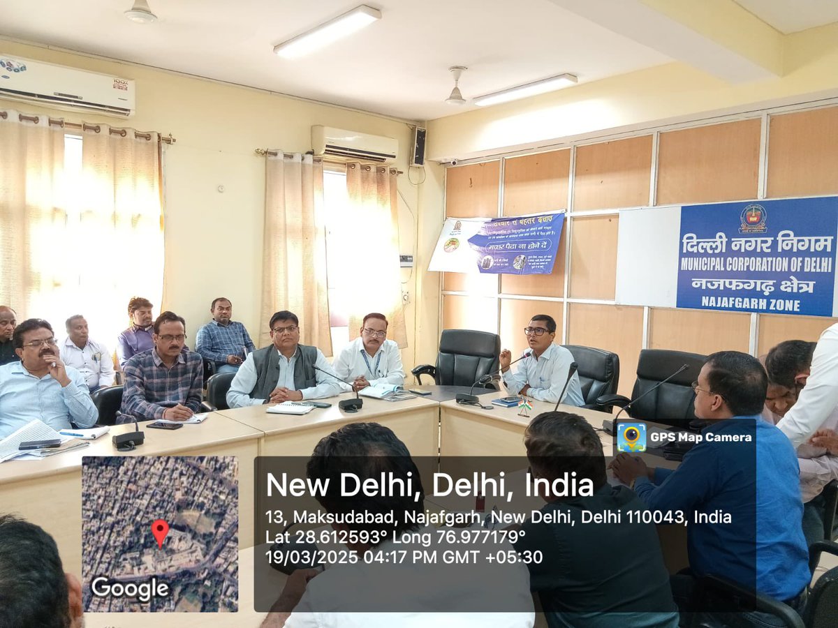 Dy Commissioner, Najafgarh Zone, MCD (@dc_ngzmcd) on Twitter photo Meeting under the chairmanship of Dy. Commissioner, Najafgarh Zone along with all concerned to review the issues related to Swachhata Survekshan,2025.
<a href="/AshwaniKumar_92/">Ashwani Kumar</a>
<a href="/MCD_Delhi/">Municipal Corporation of Delhi</a>
<a href="/SBM_MCD/">Swachh Survekshan MCD</a>
<a href="/MoHUA_India/">Ministry of Housing and Urban Affairs</a> Meeting under the chairmanship of Dy. Commissioner, Najafgarh Zone along with all concerned to review the issues related to Swachhata Survekshan,2025.
<a href="/AshwaniKumar_92/">Ashwani Kumar</a>
<a href="/MCD_Delhi/">Municipal Corporation of Delhi</a>
<a href="/SBM_MCD/">Swachh Survekshan MCD</a>
<a href="/MoHUA_India/">Ministry of Housing and Urban Affairs</a>