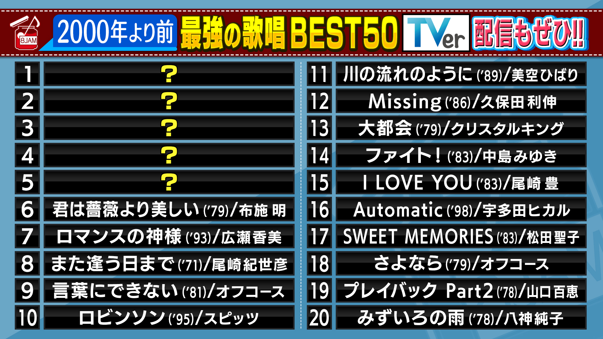 最新の激安 EIGHT-JAM【公式】（テレビ朝日系） on X:  ジャパニーズポップス