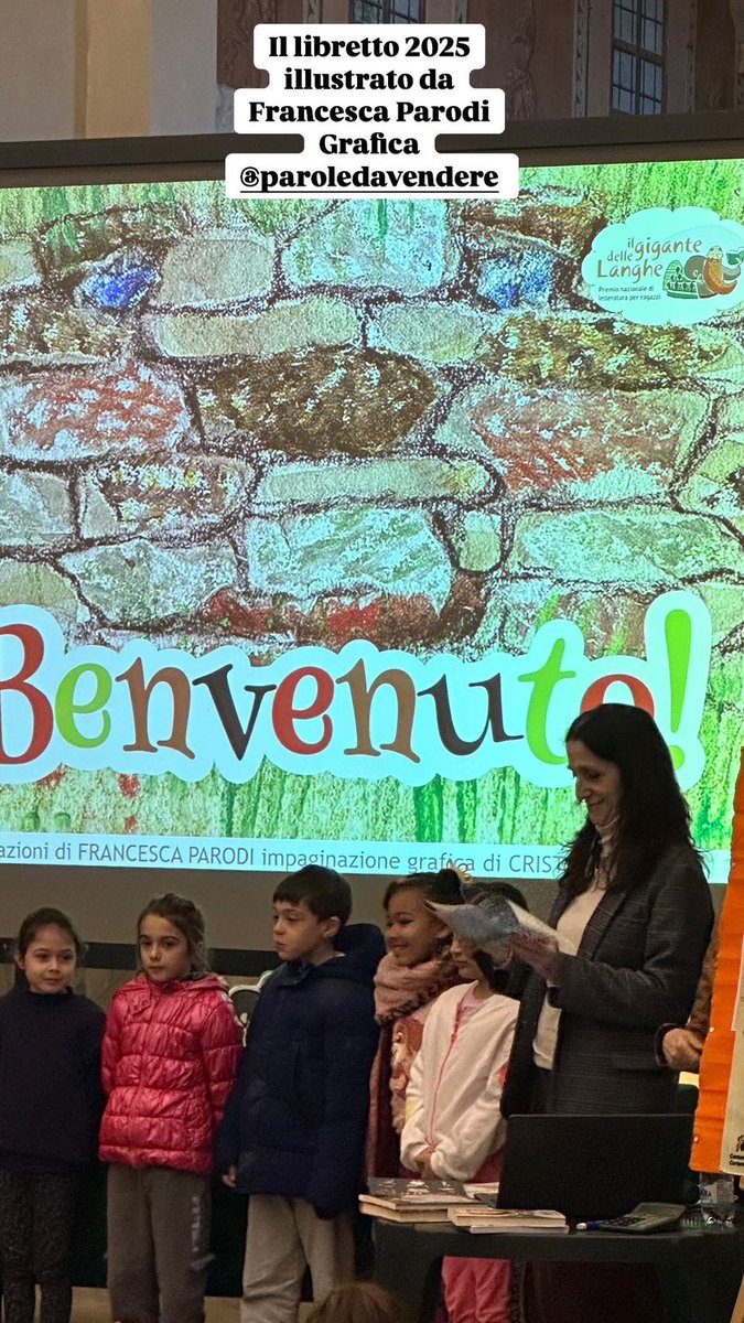 paroledavendere's tweet photo. Il nostro primo libretto per ragazzi! 
Illustrato da Francesca Parodi, testo della primaria di  Monastero, è stato distribuito a "Il gigante delle Langhe", premio naz di letteratura. Font usato Atkinson Hyperlegible, creato dal Braille Inst of America per ipovedenti e dislessici. https://t.co/rUKrA06NmK