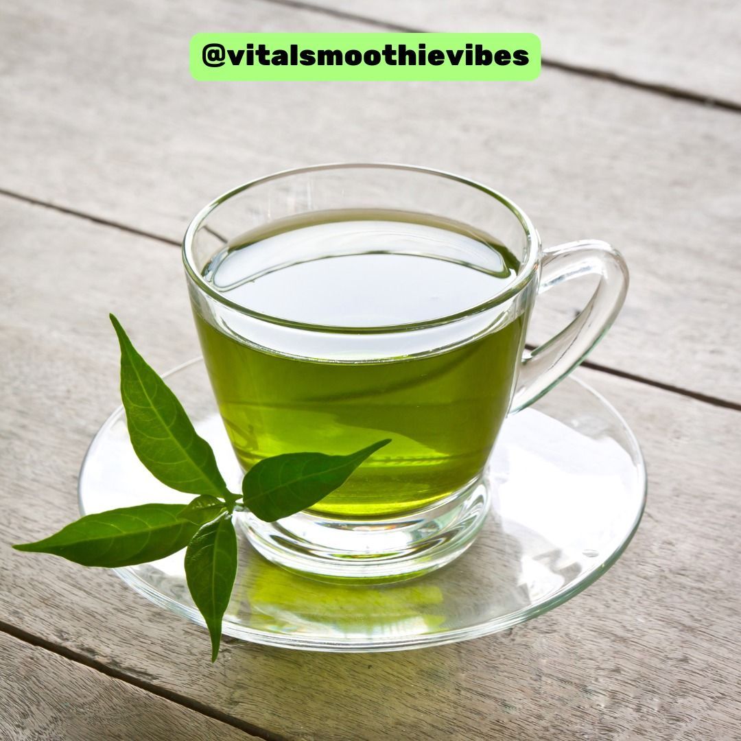 Green tea is a powerful ingredient in weight-loss smoothies because it boosts metabolism.
 
This happens due to catechins, natural compounds that help your body burn fat faster. 

To use it: Brew a cup of green tea, let it cool, and blend it into your smoothie.

#greentea