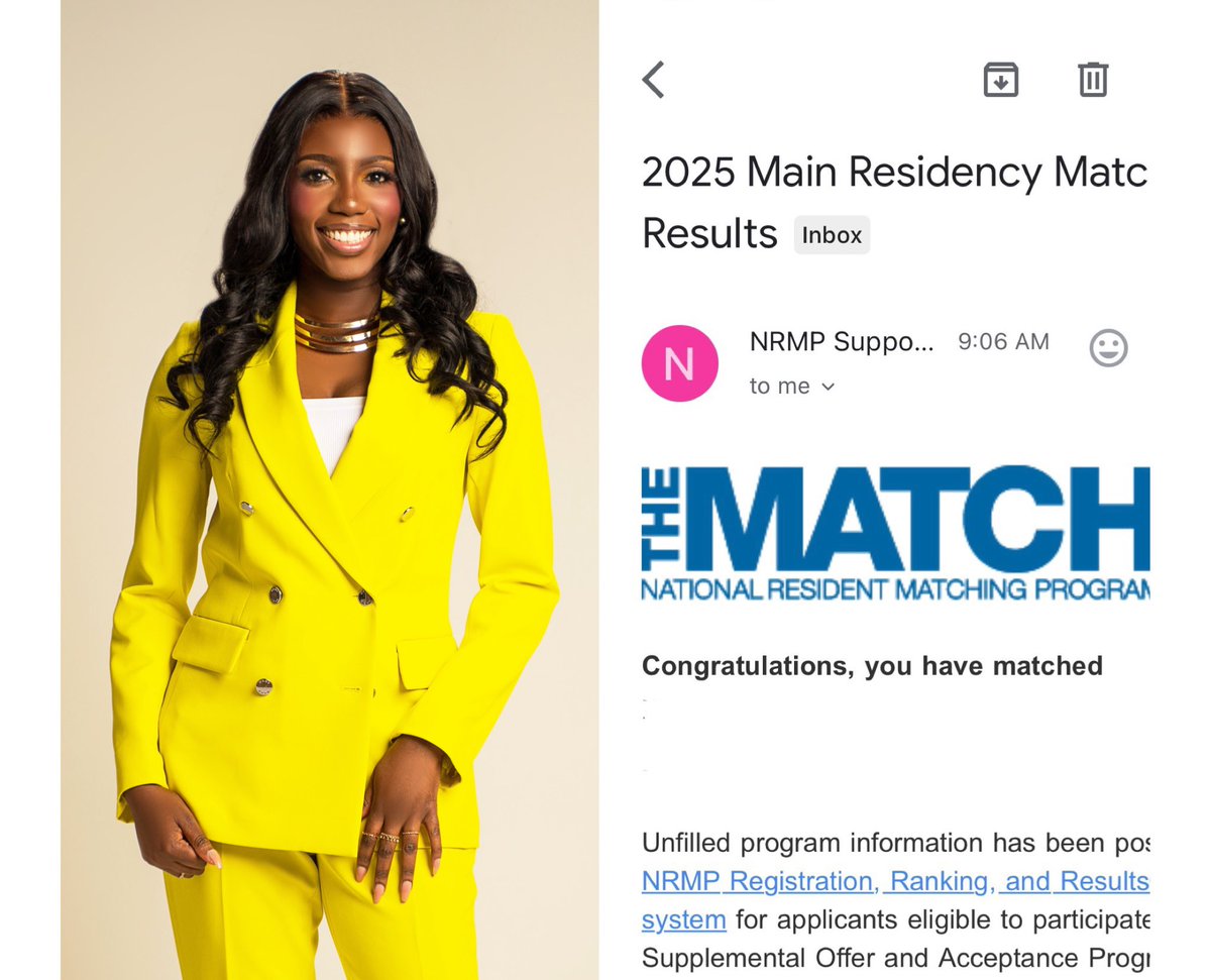 #match2025 #generalsurgery
#generalsurgeryprelim 

Super excited and grateful!!!! God did this!!!  🥹🤍🙇🏽‍♀️

Guess who’s gonna become a surgeonnnnnnn!!!!! 💃🏽💃🏽💃🏽

The journey begins!!!!