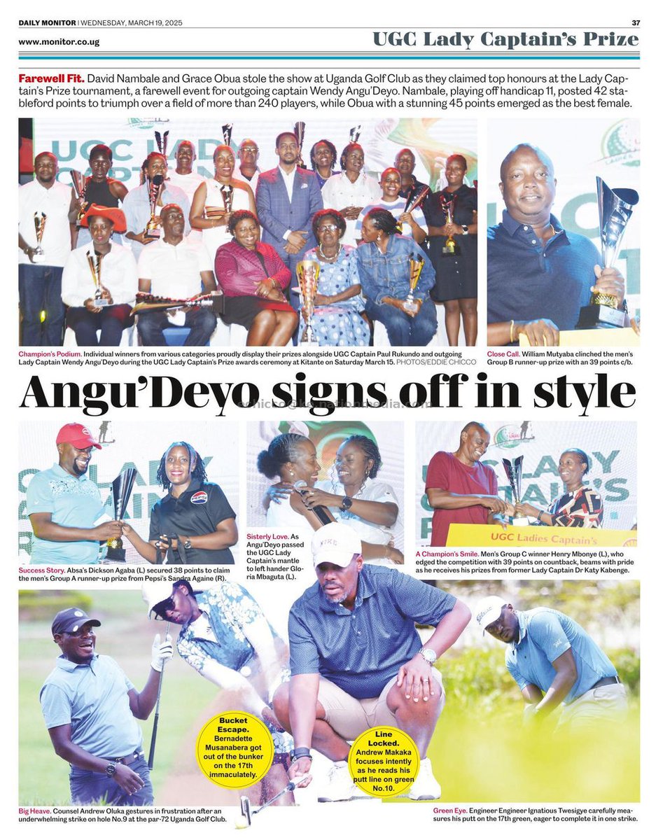 Wendy@WWS🏌🏿♀️⛳ (@angudew) on Twitter photo Thank you <a href="/Monitor_Sport/">Daily Monitor Sports</a> <a href="/DailyMonitor/">Daily Monitor</a> <a href="/Kujooga/">Eddie Chicco</a> <a href="/UGCLadiesection/">Ladies’ Section Uganda Golf Club</a> <a href="/UgandaGolf/">Uganda Golf Club</a> <a href="/Nenajules/">Anena Juliet</a> <a href="/UnderPar_UG/">Under Par</a> .Hats off to all my Sponsors, golfers, friends and my lovely Family❤️🙏👏🥳⛳️ Aluta continua 📌 Thank you <a href="/Monitor_Sport/">Daily Monitor Sports</a> <a href="/DailyMonitor/">Daily Monitor</a> <a href="/Kujooga/">Eddie Chicco</a> <a href="/UGCLadiesection/">Ladies’ Section Uganda Golf Club</a> <a href="/UgandaGolf/">Uganda Golf Club</a> <a href="/Nenajules/">Anena Juliet</a> <a href="/UnderPar_UG/">Under Par</a> .Hats off to all my Sponsors, golfers, friends and my lovely Family❤️🙏👏🥳⛳️ Aluta continua 📌
