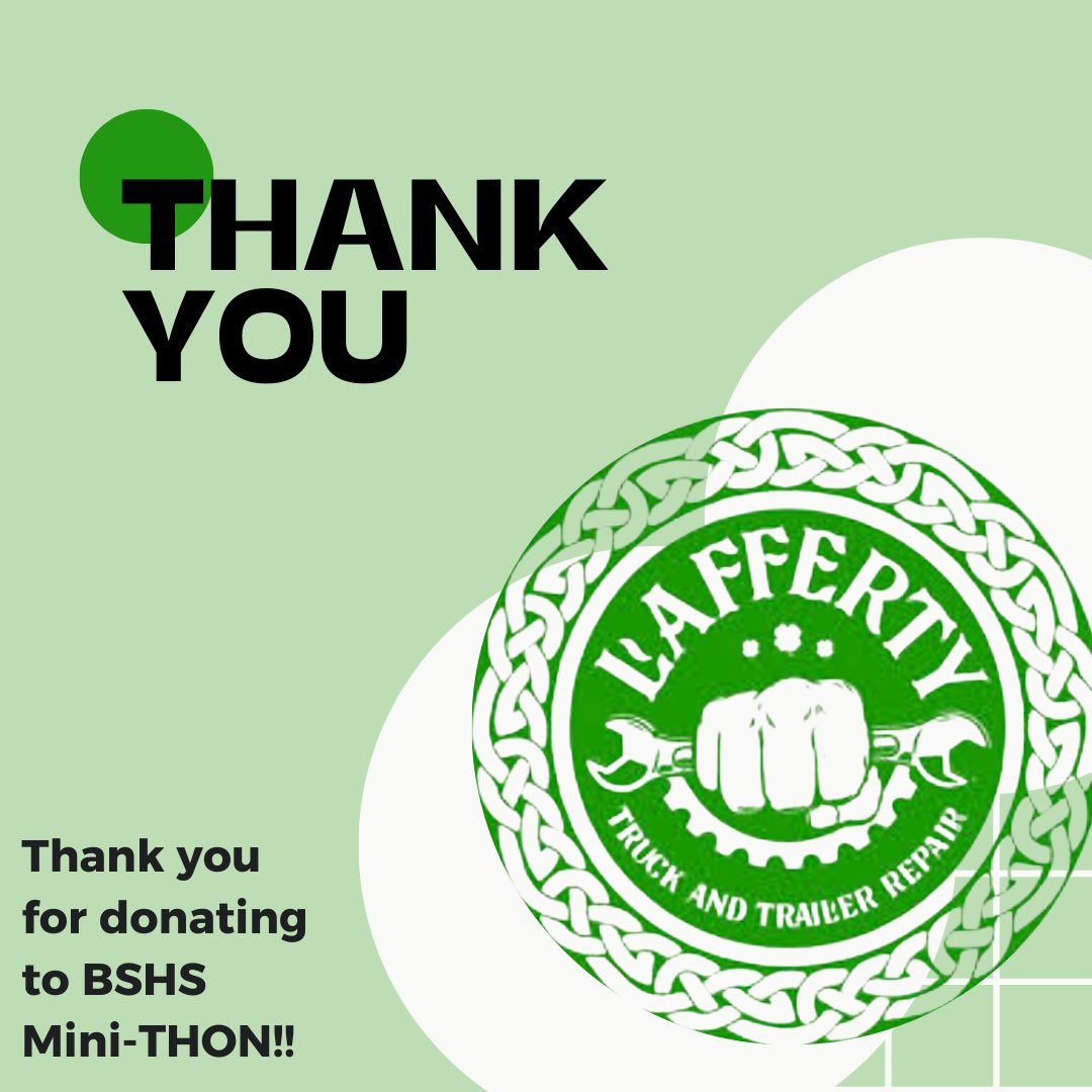 L'afferty Truck and Trailer Repair: Thank you for donating to Mini-THON!