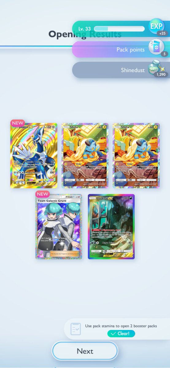 beenamerder's tweet photo. my first gold star and my first god pack all in one everything's coming up milhouse 🤍🫡 https://t.co/CXxwZmvJB2