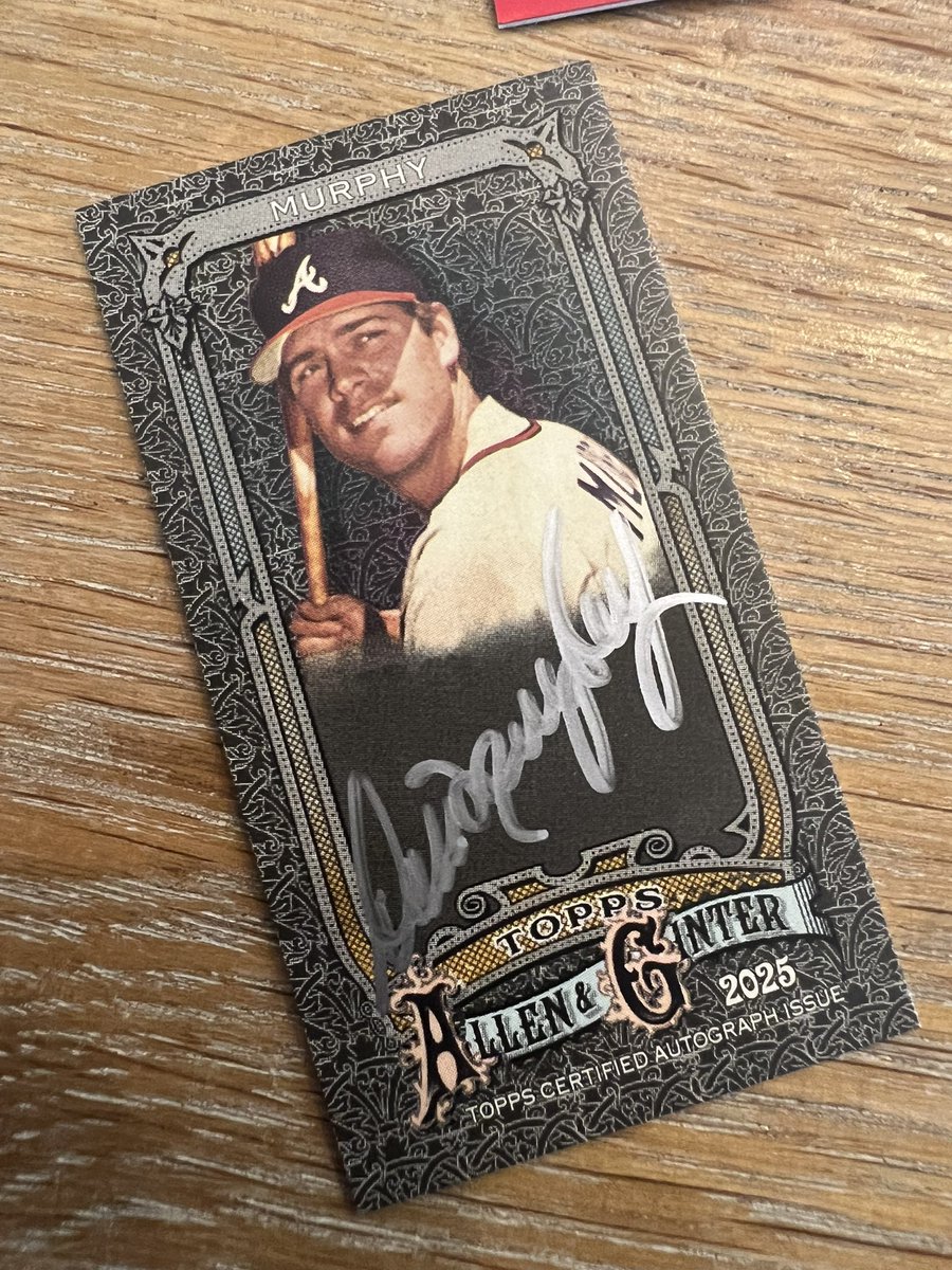 DaleMurphy3's tweet image. On its way to you! (And @RealCJ10 !!!) @Topps @Fanatics