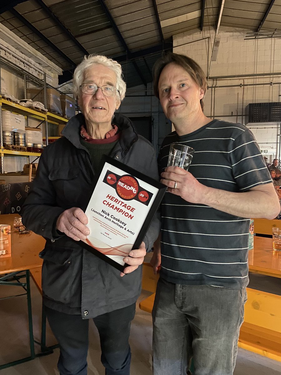 He won! 🖤

#rdguk #rdg #junctionarch #posthumousaward #achievement #dedication #community