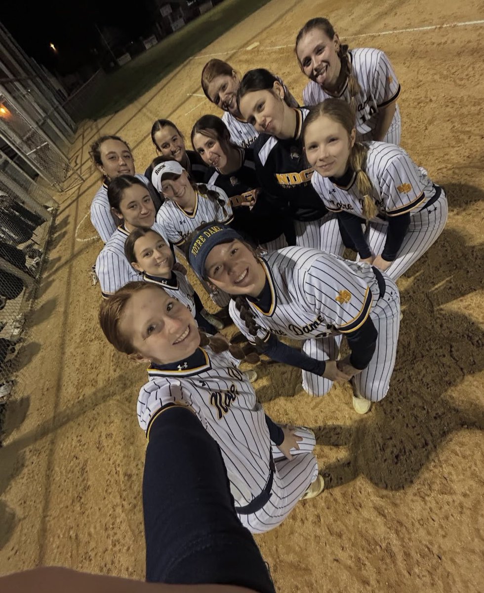 Big team win last night! 

NDGP 8
Northern Lehigh 1

🥎 Soph Rachel with 8Ks in a 3 hitter
🥎 Freshman Riley with a 260 foot nuke over Pate's fence
🥎 Addison, Emily &amp; Hannah staying red hot with 2 hits each

Next stop: Bangor this Saturday--let's go!