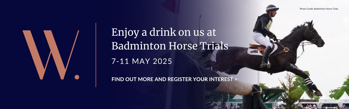 Wansbroughs (@wansbroughslaw) on Twitter photo In just six weeks, we will be back at <a href="/bhorsetrials/">Badminton Horse Trials</a> and our Lakeside Pavilion will be open!
If you're visiting Badminton this year (7-11 May), please do pop by and visit us!
bit.ly/3FBfxE3
Photo credit: Badminton Horse Trials In just six weeks, we will be back at <a href="/bhorsetrials/">Badminton Horse Trials</a> and our Lakeside Pavilion will be open!
If you're visiting Badminton this year (7-11 May), please do pop by and visit us!
bit.ly/3FBfxE3
Photo credit: Badminton Horse Trials