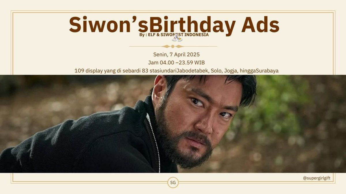 super_girl2424's tweet photo. Here is Siwon's bday ads on more than 100 stations will be aired. Come and capture it. There will be many gift aways. wait for nest post. We share the location and point of the station
#choisiwon
#siwonday
#ELFIndonesia
#Siwonestindonesia
#supergirlgiftproject https://t.co/xxt72tjsFt