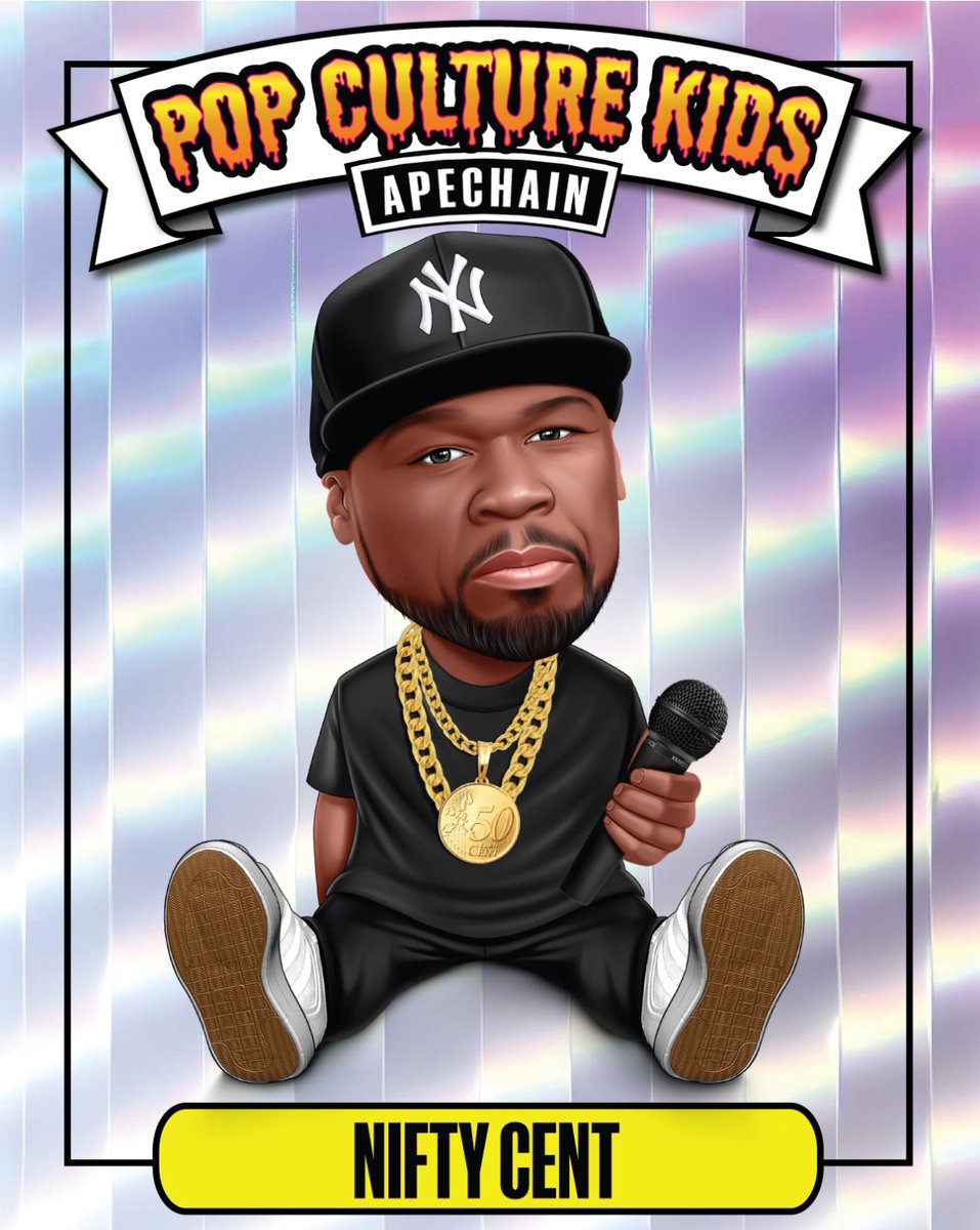 PCK_eth's tweet image. Pop Culture Kids coming to $APE #APECHAIN - 100 Characters, 2000 NFTs