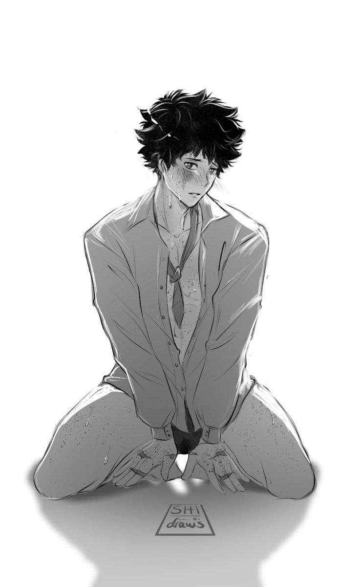 OhShiDraws's tweet photo. Sensei in heat #deku #oldwip https://t.co/2O5hZMfaQs