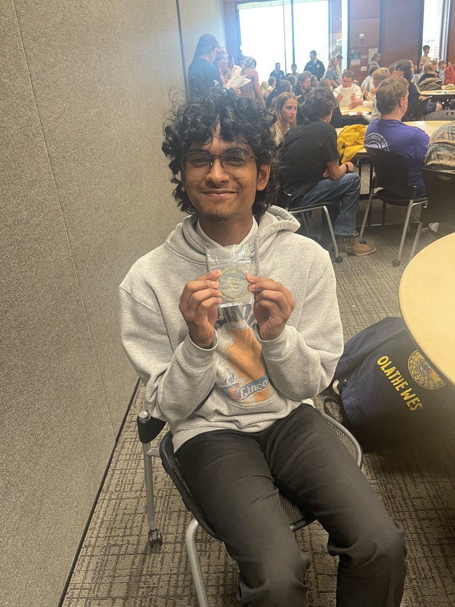 Congratulations to Chamiru! He placed 1st place today with his senior speech about the importance of conservation education in public schools. He has earned his ticket to the State Speech Contest! <a href="/OWNovacekOWLS/">Jay Novacek</a> <a href="/OlatheGreenTech/">Green Tech Academy</a> <a href="/AnnaLynnMorris/">AnnaLynn Morris</a>