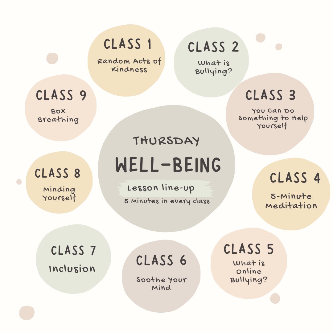 desmondcollege's tweet photo. 💙 Desmond College Well-being Week 2025 💙

Tomorrow, Desmond College staff and students will be dedicating 5 minutes from each class period to learning some valuable Well-being tips and strategies and taking some time to be ‘Kind to our mind’. https://t.co/r3C5pBpCaT
