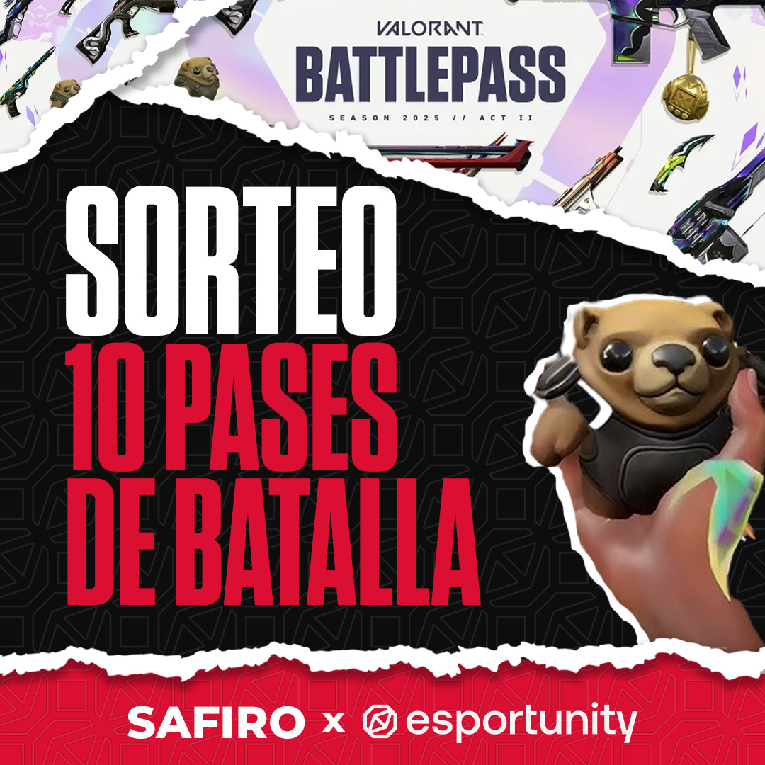 Safiro (@safirovt) on Twitter photo 🎁SORTEO 10 PASES DE BATALLA con <a href="/esportunitygg/">esportunity</a>🎁
🔴Pasos para participar:
1⃣ RT y like a este tweet
2⃣ Mencionar a 2 amigos
3⃣ Tener una cuenta creada en esportunity.com
El sorteo finaliza el lunes 05/04 y el ganador será dado en los comentarios.
Mucha suerte a todos🍀 🎁SORTEO 10 PASES DE BATALLA con <a href="/esportunitygg/">esportunity</a>🎁
🔴Pasos para participar:
1⃣ RT y like a este tweet
2⃣ Mencionar a 2 amigos
3⃣ Tener una cuenta creada en esportunity.com
El sorteo finaliza el lunes 05/04 y el ganador será dado en los comentarios.
Mucha suerte a todos🍀