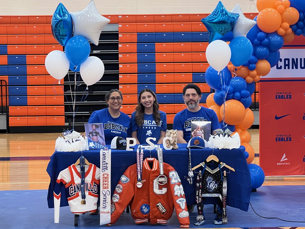 Big Day at Canutillo High School. College signing day for 6 of our amazing athletes. Congratulations to all of our athletes! Way to Represent. Austin Bonilla, Ruben Perez, Olivah Messer, Ronnie Gonzalez, Rene Huerta and Lalo Carrillo.