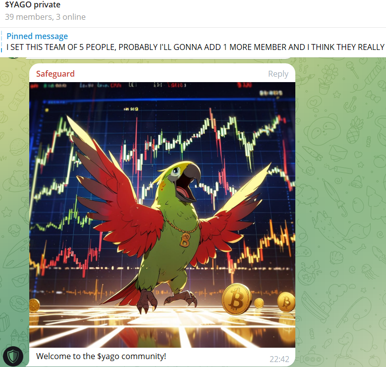 yagocoinsol's tweet photo. https://t.co/Tt72PG5DwB IT'S OPEN!
the launch of this #solana #MEMECoin gonna happen at the start of Q2! #Crypto gonna pump.
ENJOY NOW AND BE PART OF THE STORY! https://t.co/5L20ZOh8YT