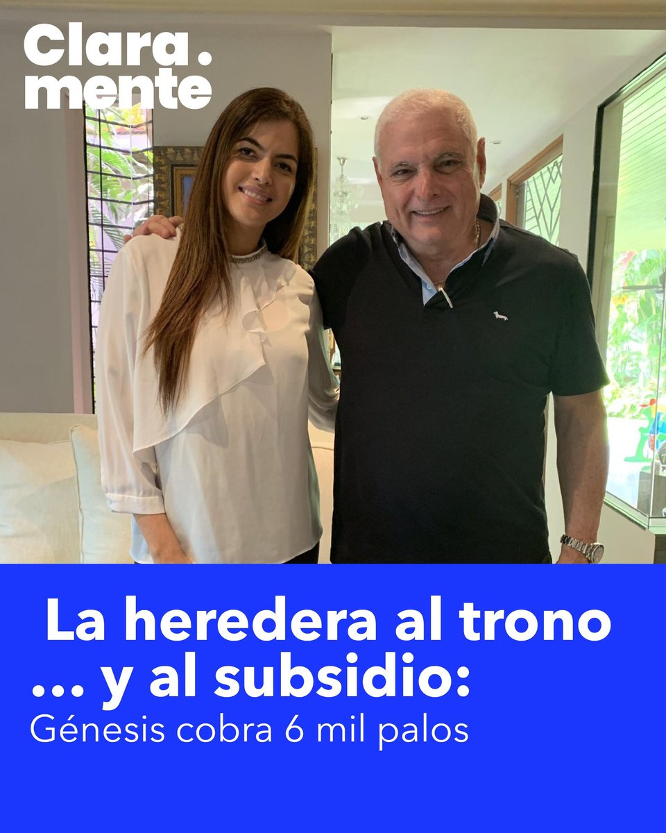 La que pasó a mejor vida fue Génesis, porque como Rómulo ya no tiene ni para la manutención, ahora el señor RM la ungió presidenta plenipotenciaria y gerente suprema de Realizando Metas. Seis mil palos mensuales, cortesía del erario partidario.