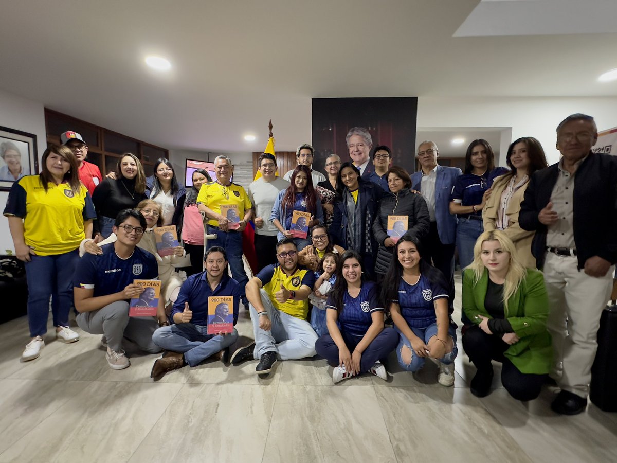 🌟 Nuestra visión es clara y el objetivo uno solo: ¡ECUADOR 🇪🇨!

El país necesita liderazgo y compromiso, por eso desde Pichincha 🤝 seguimos fortaleciendo los espacios para sumar, aportar y transformar nuestra realidad bajo el liderazgo de nuestro Líder Fundador y Presidente