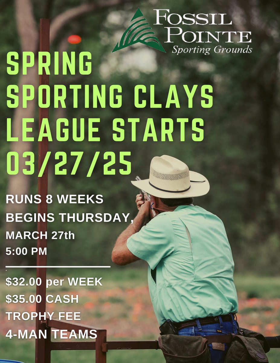Spring Sporting League Starts Tomorrow, March 27th- eepurl.com/ja5wn2