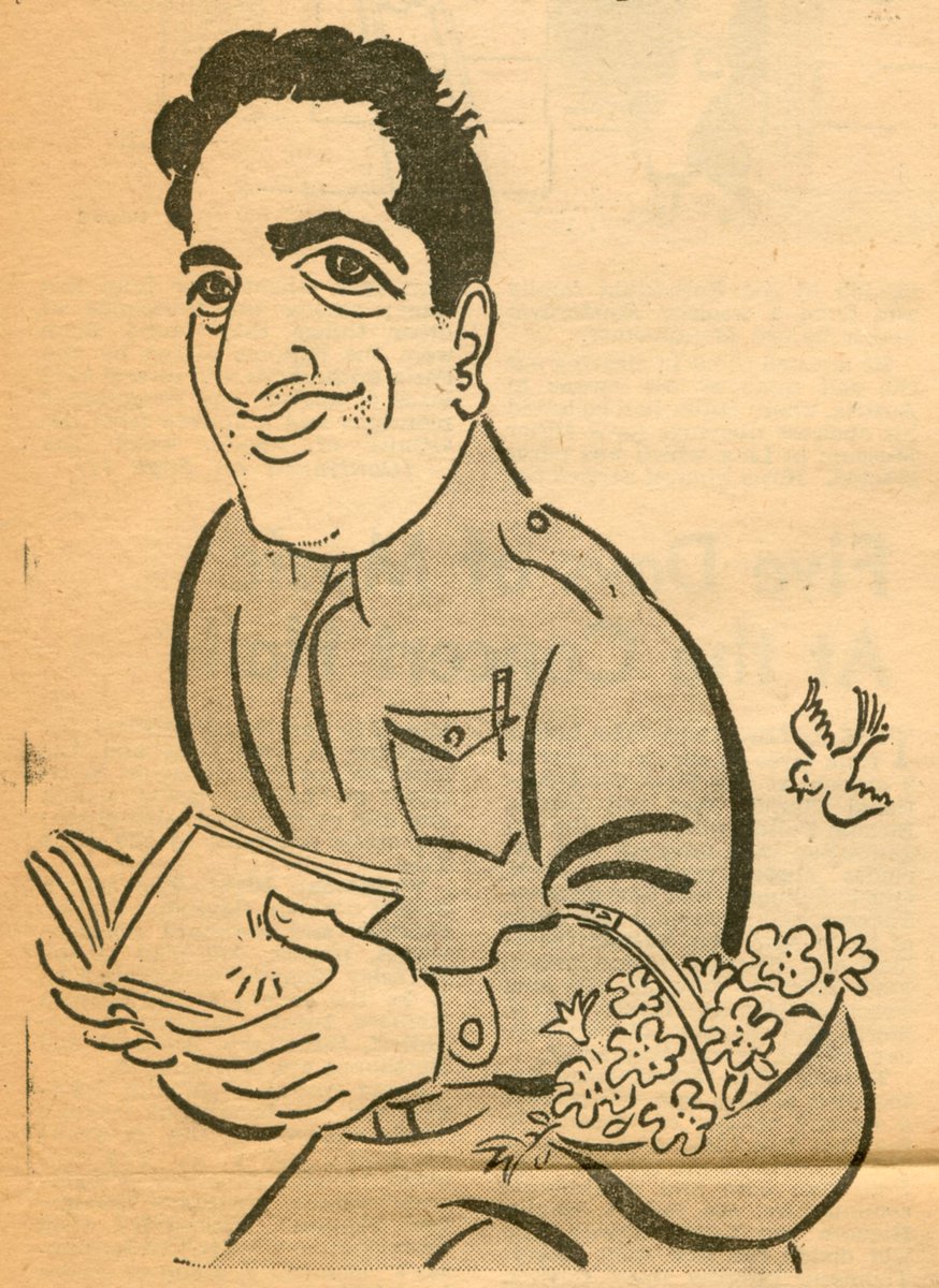 William Saroyan by Antonio Sotomayor, San Francisco Chronicle June 2, 1946