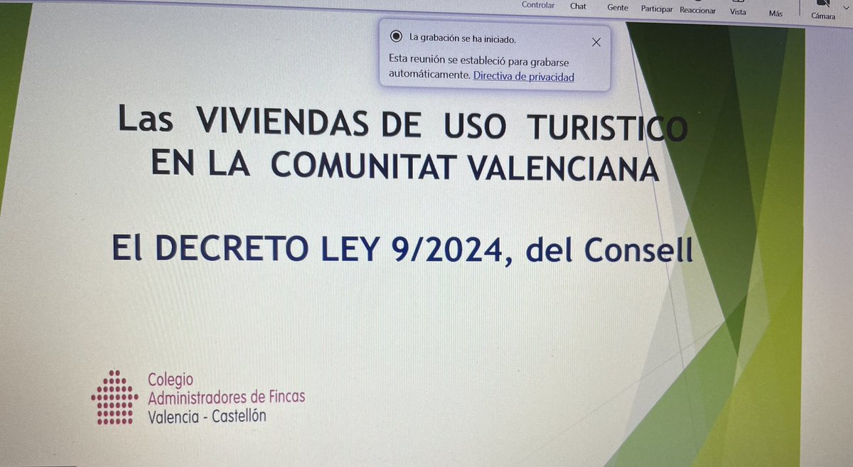 lexhorizontal (@lexhorizontal) on Twitter photo Nueva asistencia a jornada formativa impartida por el <a href="/CAFValencia/">CAF Valencia-Castellón</a> sobre Las viviendas de uso turístico en la Comunidad Valenciana. Seguimos formándonos para ofrecer el mejor asesoramiento a las Comunidades de Propietarios y nuestros administrados 💪🏻😉 Nueva asistencia a jornada formativa impartida por el <a href="/CAFValencia/">CAF Valencia-Castellón</a> sobre Las viviendas de uso turístico en la Comunidad Valenciana. Seguimos formándonos para ofrecer el mejor asesoramiento a las Comunidades de Propietarios y nuestros administrados 💪🏻😉