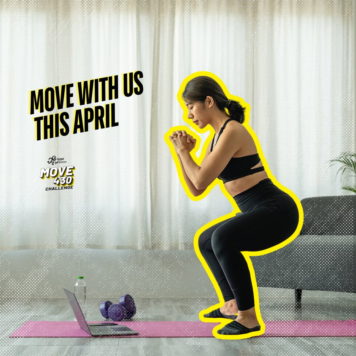 ONE WEEK LEFT to sign up for this year’s #MOVE430 challenge!

Check out move430.ca to sign up today and get ready to move for 30 minutes each day throughout the month of April