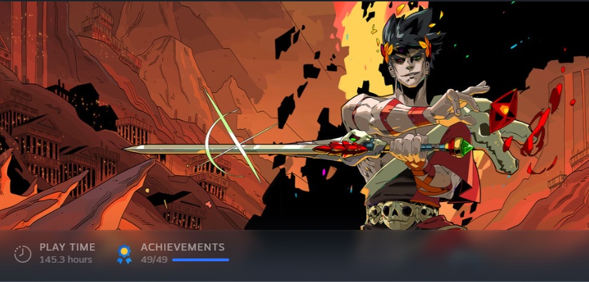 Backlog game complete: Hades

It's rare for me to play a game beyond completion, let alone 140+ hours - but this fully deserves it. Nails the loop and framed by fantastic narrative elements that tie into the desire to continue playing. Game of the Year in any year tbh