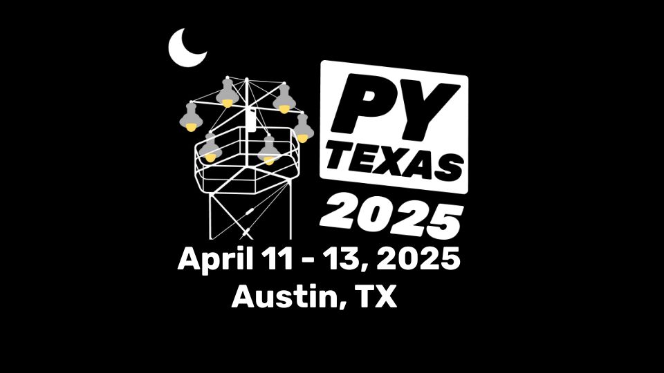 pytexas's tweet image. Don't miss out on the biggest Python event in Texas! Join us April 11-13 in Austin, TX for the 19th annual #PyTexas Conference. Tickets are still available, and going fast!
More info below 👇
#Python
#pythonprogramming
#techconference
#AustinTX
#SanAntonioTX
#HoustonTX
#DallasTX