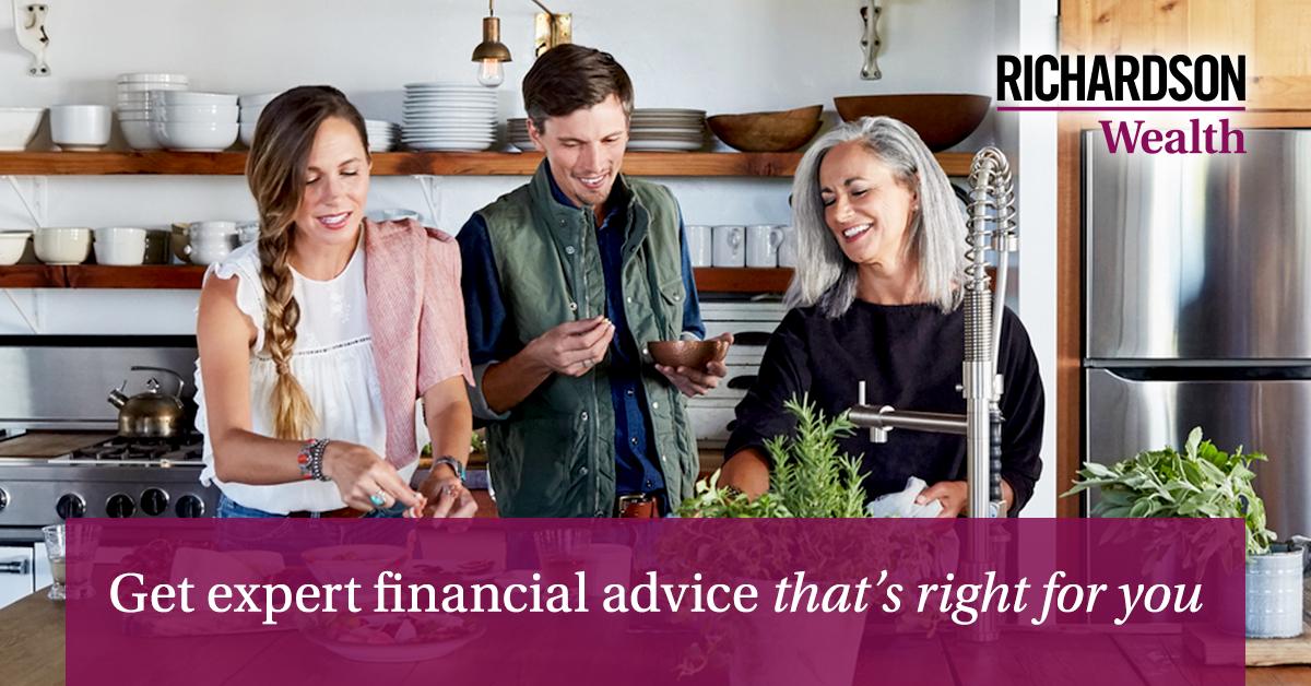 Why should YOU work with a financial advisor? A Richardson Wealth Advisor can help minimize financial stress and maximize your net worth.

Our advisors provide a unique strategy tailored to you.

ow.ly/YOCu30sL79V

#RichardsonWealth #WealthManagement #FinancialAdvice