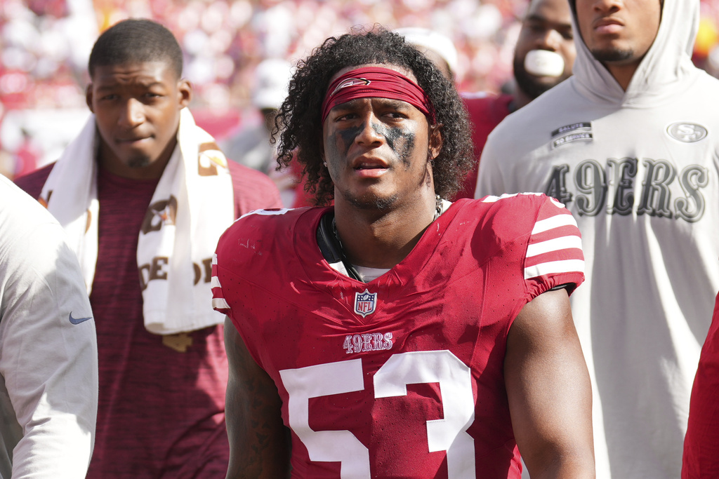 Dee Winters, <a href="/49ers/">San Francisco 49ers</a> LB - In 398 total snaps in 2024, recorded a 80.0 PFF Coverage Grade - ranking 6th out of 189 qualifying LBs. #FTTB #49ers #SanFrancisco #NFL #NFLDraft #NFLDraft2025