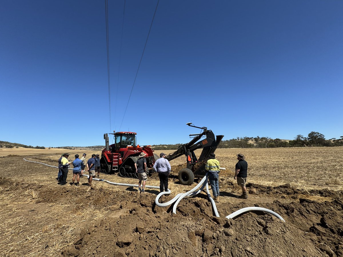 Thank you farm hosts and attendees!

See you next year Australia 🇦🇺 

P.S. - We already have orders from the field days and some more room in our upcoming containers. Get an order in and claim your spot to take advantage of lower shipping costs!

#aussieag #soilmax #tiledrainage