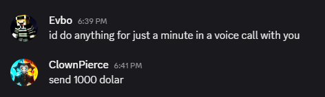 clown_pierce's tweet photo. hes so clingy bro https://t.co/Xb9FgCfaU5