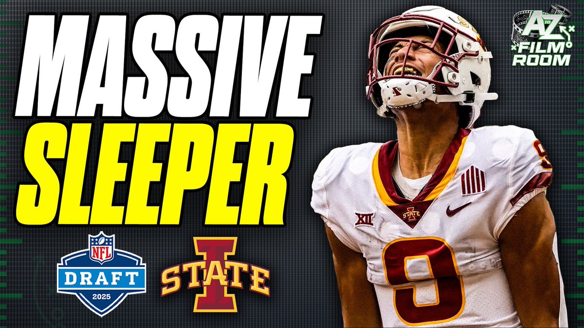 RiseNDraft's tweet photo. Iowa State WR Jayden Higgins Scouting Report | 2025 NFL Draft Analysis
https://t.co/DMALZQHe4y https://t.co/ZgyTiUn67i