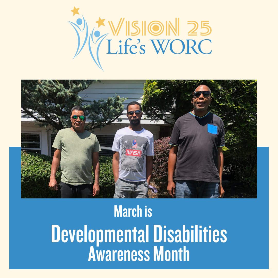 lifesworc's tweet image. March is #DevelopmentalDisabilitiesAwarenessMonth - something we promote year-round. Through our programs and services we support people with developmental disabilities to live happy, healthy, fulfilled lives. We invite you to promote awareness too. Visit LifesWORC.org/SupportUs