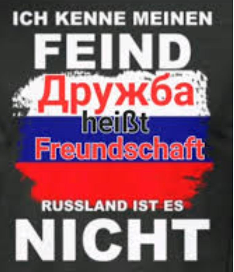 An alle Kriegstreiber  ! Ich erkenne euren Hass nicht mehr an und distanziere mich von euren Kriegs Gelüsten ! Der Feind sitzt in Brüssel und nicht im Kreml und die BRD hat sich raus zu halten ! Wer mir zustimmen möchte, sollte das reposten,  Dankeschön 🫡
