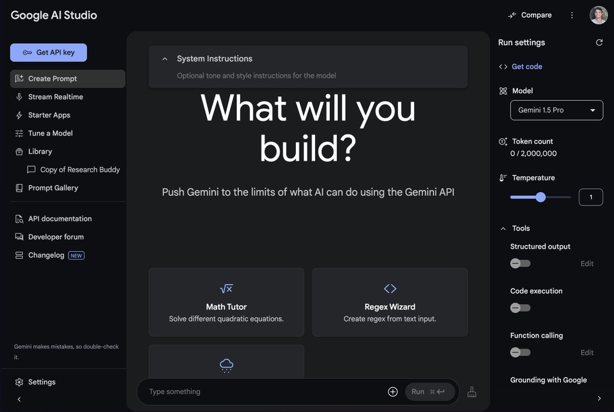 RobDonnelly47's tweet image. Why are Google Gemini and Google AI Studio separate pages / products? Why is AI Studio free when the other one costs money?