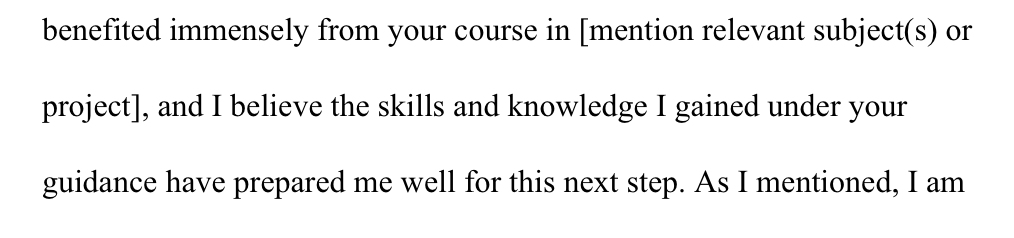 my dear students. I know everything is so so hard, but if you're writing a request for a recommendation letter, please take the time to write it yourself. it can be quite obvious when you use ChatGPT, especially if you miss filling in a bracket.

your voice is always preferable.