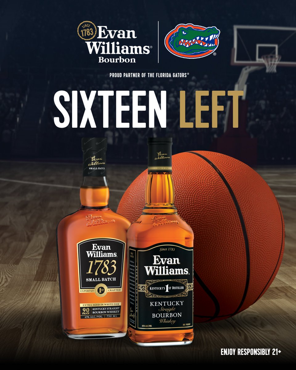 Evan Williams Bourbon (@evanwilliamsusa) on Twitter photo 🐊 The Gators are still dancing, time to pour another round! <a href="/GatorsMBK/">Florida Gators Men’s Basketball</a> 🥃 🐊 The Gators are still dancing, time to pour another round! <a href="/GatorsMBK/">Florida Gators Men’s Basketball</a> 🥃