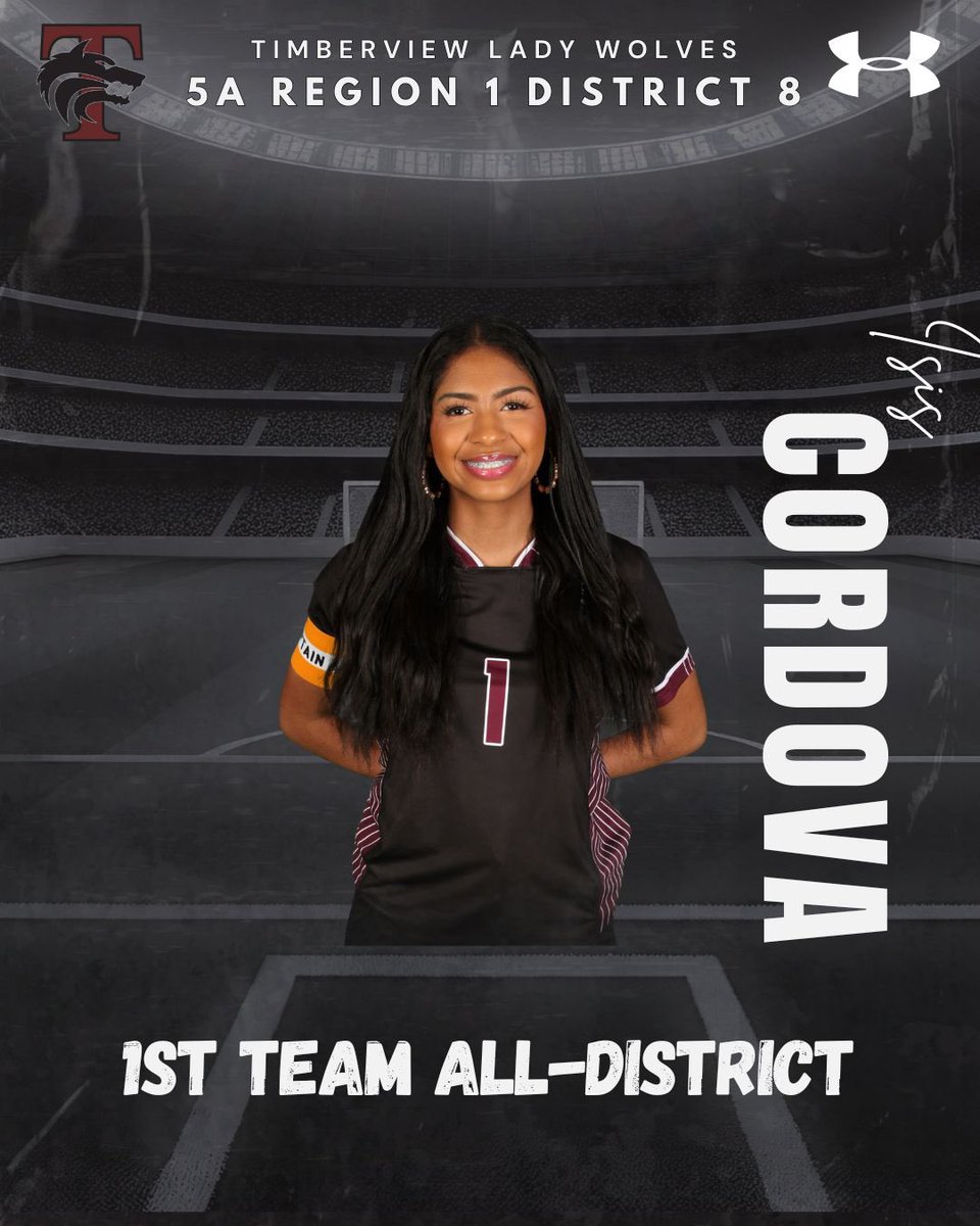 Timberview Women's Soccer (@tview_soccer) on Twitter photo Give it up for our captain, Isis Cordova, for her First Team All-District honor!
<a href="/MISDathletics/">MISD Athletics Dept.</a> Give it up for our captain, Isis Cordova, for her First Team All-District honor!
<a href="/MISDathletics/">MISD Athletics Dept.</a>