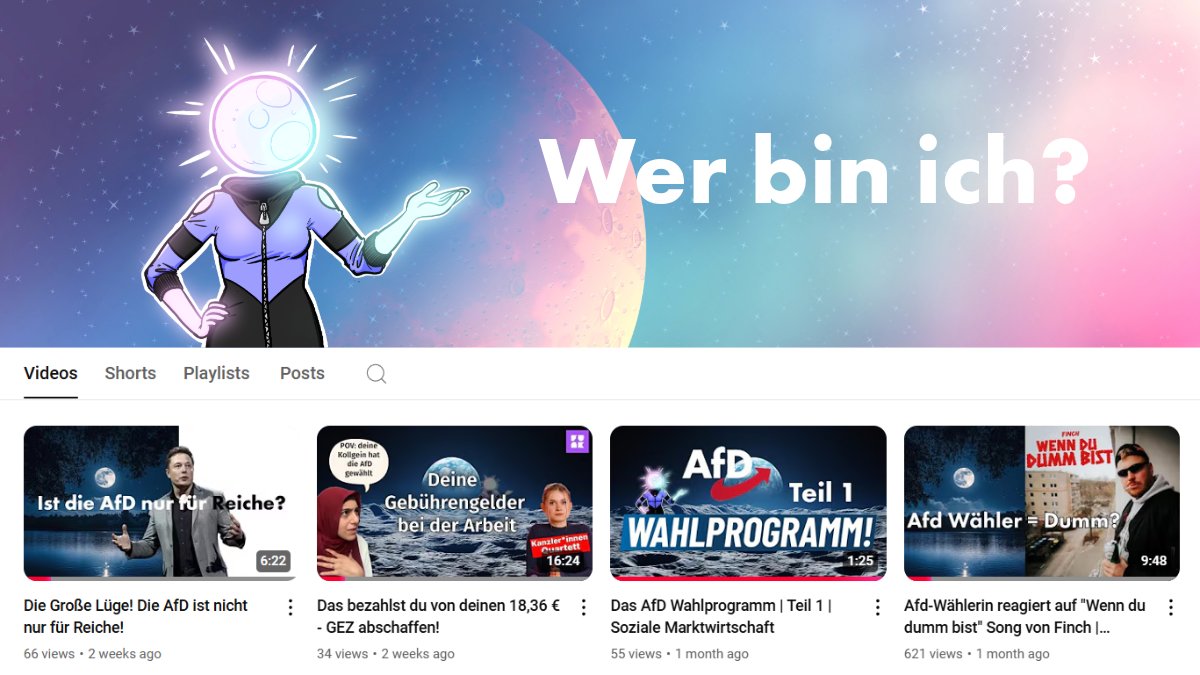 Hallo an alle meinen neuen Follower👋
Ich bin MondscheinfD, vor kurzem habe ich mit YouTube und dem Streamen angefangen, da mir die Linken mit ihren immer selben Lügen und Behauptungen auf die Nerven gingen, deshalb werde ich mit der Zeit versuchen diese Lügen aufzudecken und