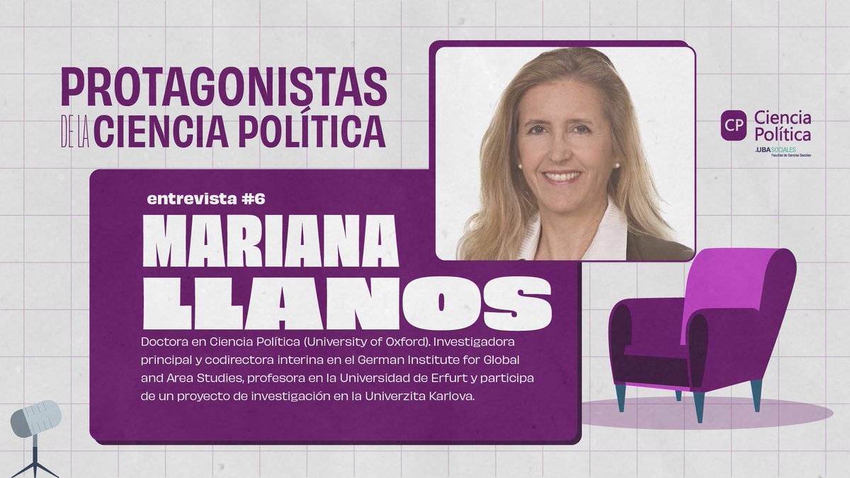 Ciencia Política - UBA (@cpoliticauba) on Twitter photo 🛋️ PROTAGONISTAS DE LA CIENCIA POLÍTICA #6
💬Ya está disponible en Youtube la sexta entrevista de este ciclo, esta vez con Mariana Llanos (<a href="/MarianaLlanosHa/">Mariana Llanos millanos@bsky.social</a>) 🛋️ PROTAGONISTAS DE LA CIENCIA POLÍTICA #6
💬Ya está disponible en Youtube la sexta entrevista de este ciclo, esta vez con Mariana Llanos (<a href="/MarianaLlanosHa/">Mariana Llanos millanos@bsky.social</a>)