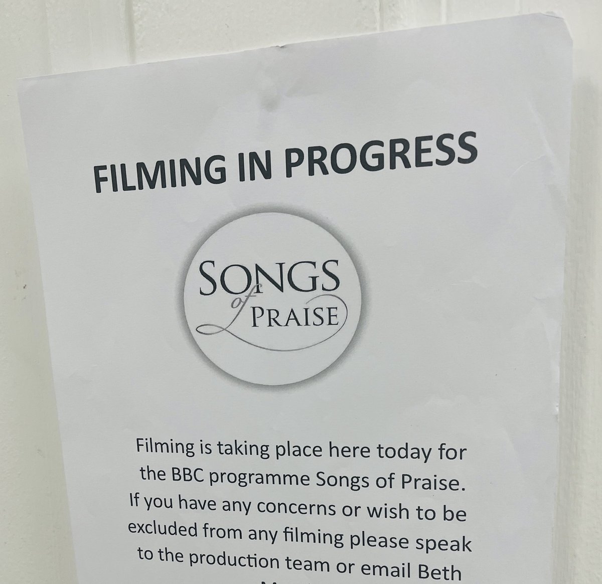 Adele Owen QPM (@adeleandmaddie) on Twitter photo A busy night for the <a href="/SingTheirName/">Sing Their Name Choir</a> Choir tonight with Songs of Praise filming us for a feature they are sharing on May 11th at 1.15pm. The choir is not a Faith based one but our awareness message is one for all. 🎶 A busy night for the <a href="/SingTheirName/">Sing Their Name Choir</a> Choir tonight with Songs of Praise filming us for a feature they are sharing on May 11th at 1.15pm. The choir is not a Faith based one but our awareness message is one for all. 🎶