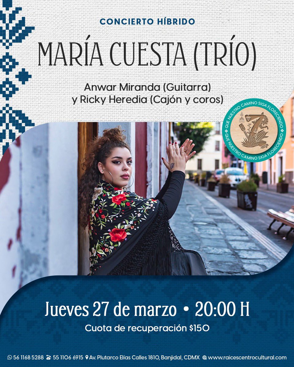 RaicesCCMX's tweet photo. Les compartimos la agenda cultural para esta semana ¡reserva tu lugar! https://t.co/gWpjcZHYy2
