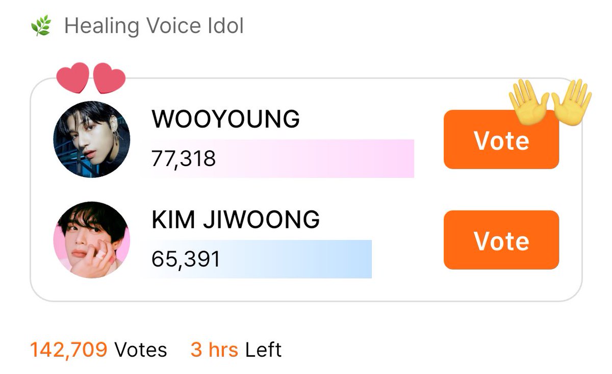 GlobalWooyoung's tweet photo. ‼️OUR LEAD IS NOT SAFE! DON’T STOP WIDEN THE GAP‼️

🗳️↓
🔗: https://t.co/jSIuFNjaLQ

#WOOYOUNG #우영 #ATEEZ #BestHealingVoice_Spring https://t.co/FzvSergX69