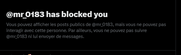 Les gars la vie de ma mère la mère de maxence m'a bloqué