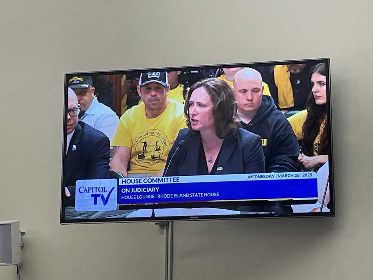 Thank you Mary Barden and NEARI for your testimony supporting an assault weapons ban.